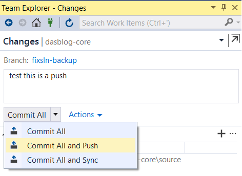 GitHub commit push