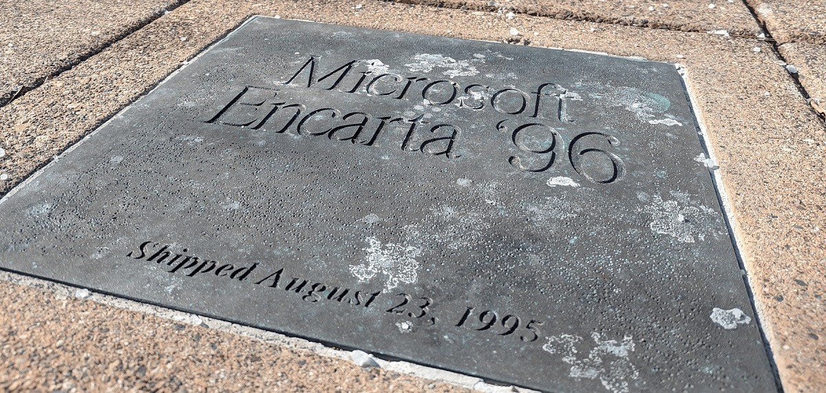 Image of flagstone with text 