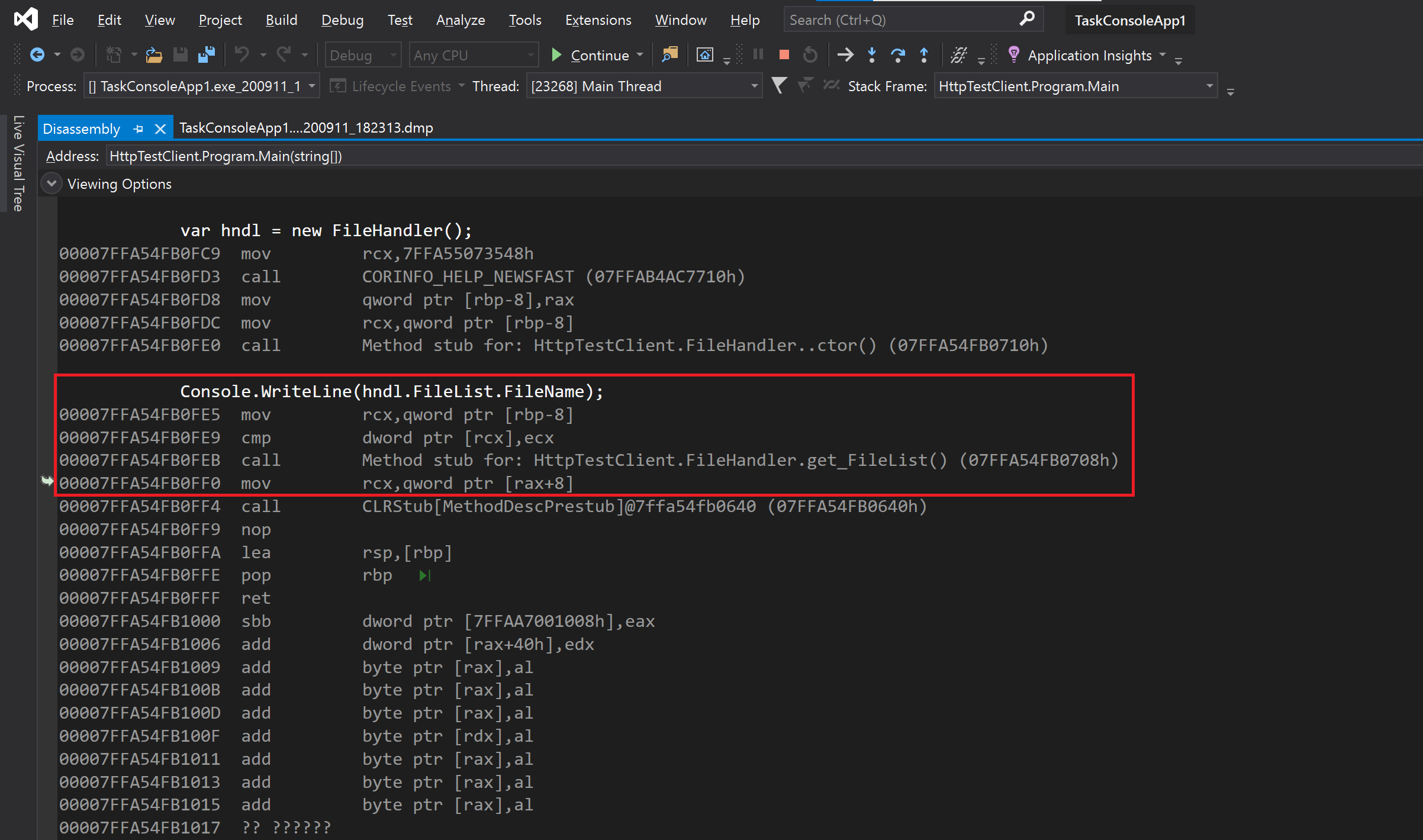 visual-studio-disassembly