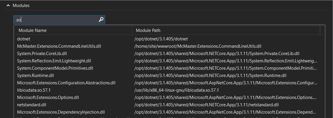 Finding modules (Shared object files)