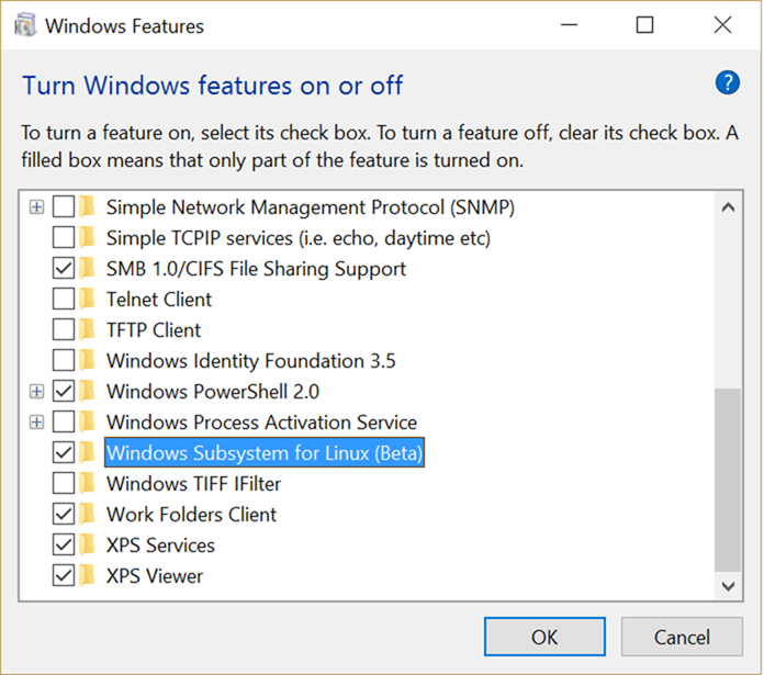 WindowsSubsystemforLinux WindowsSubsystemforLinux