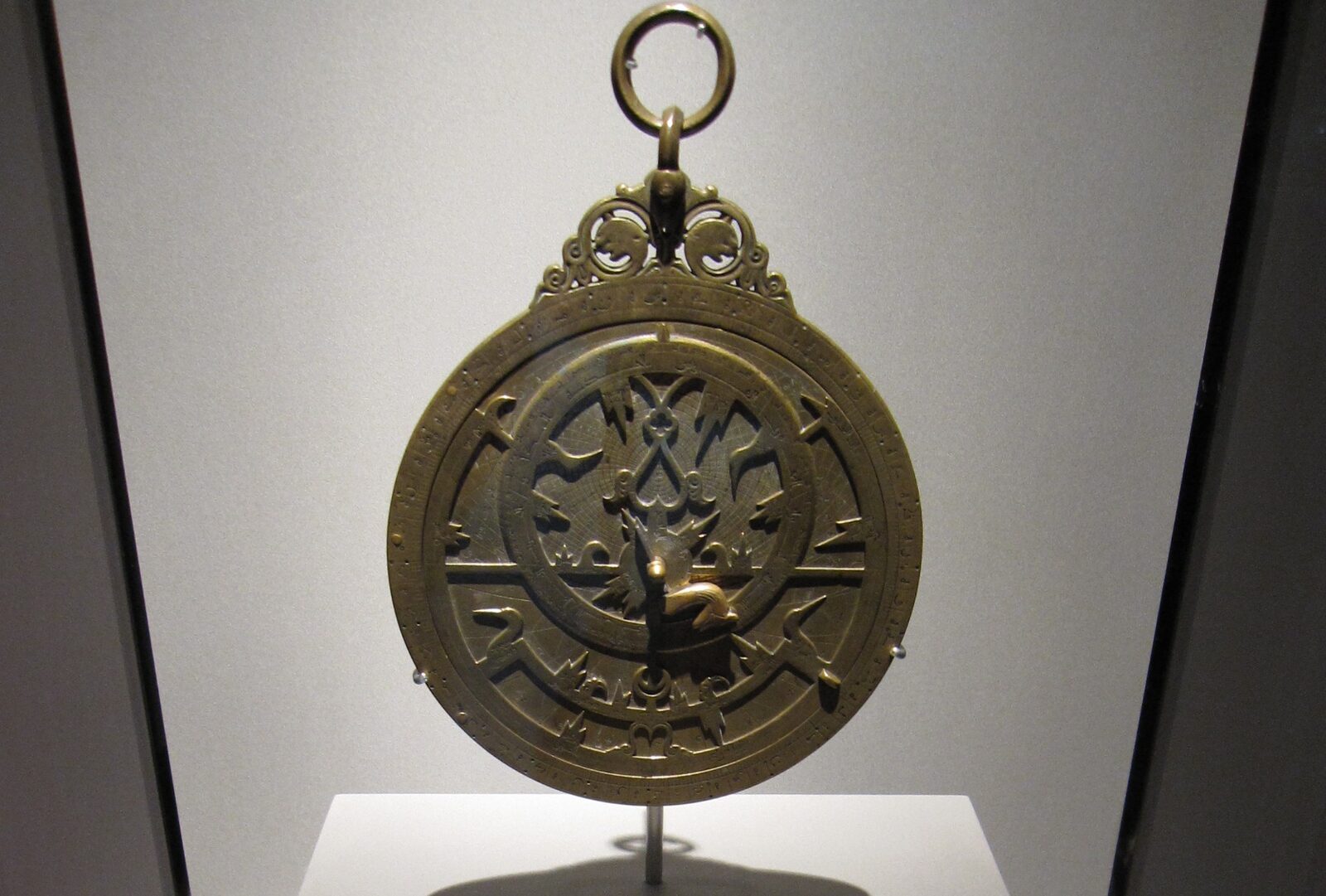 Planispheric astrolabe signed by Hamid ibn al-Khidr al-Khujandi, Iran, 984 AD.